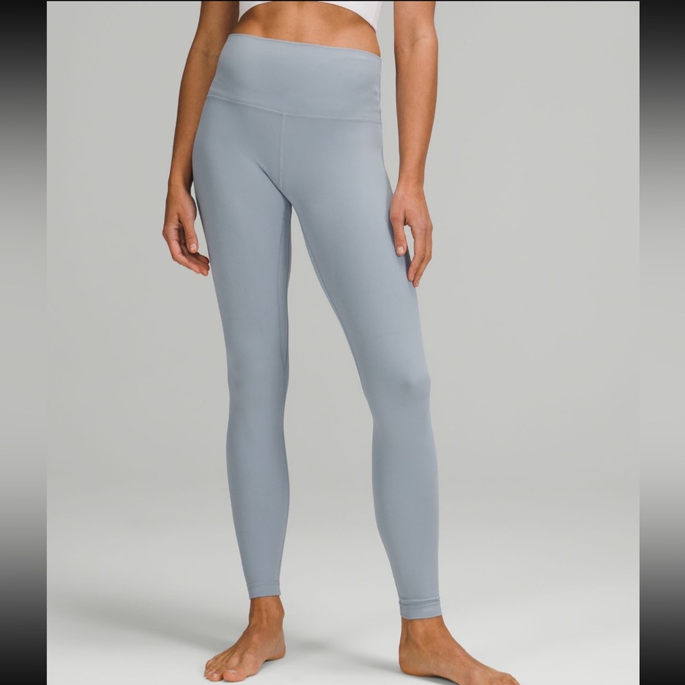Align high rise 28” leggings. Color is chambray. sold out online.